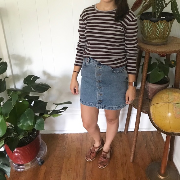 VTG Striped Calvin Klein Shirt - Picture 2 of 4